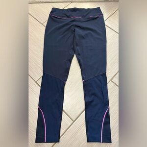 MPG Black Leggings with Pink Accents